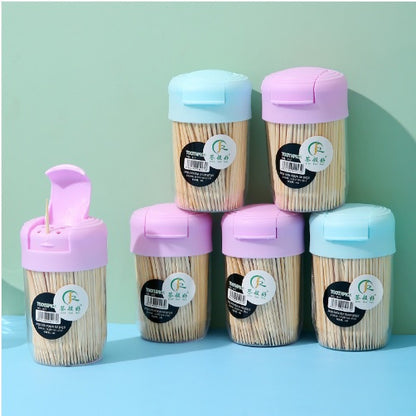 Toothpick Dispenser Box with Flip Lid – Hygienic Storage Container