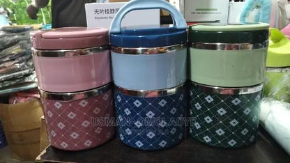 Insulated Lunch Box – Stainless Steel 2 & 3 Layer CAT Malaysia