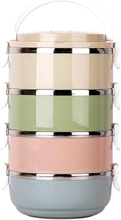 Spectrum Series Insulated Stainless Steel Bento Lunch Box 3 Layer, 2 Layer