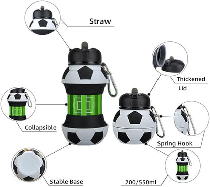 Silicone Collapsible Water Bottle - 550 ML