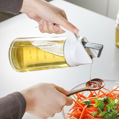 2 in 1 Glass Oil Spray and Dispenser - 600 ML