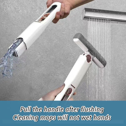 Portable Mini Mop with Squeeze Handle