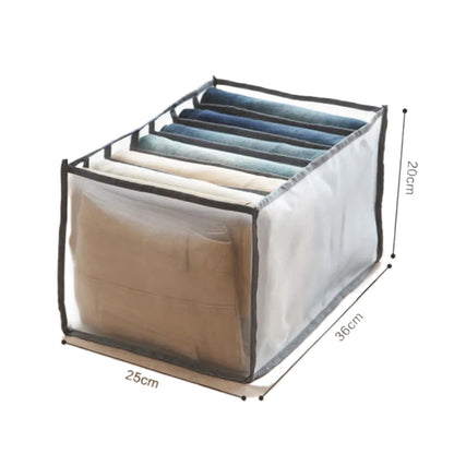 Clothes Storage Box Multi  - Black Line