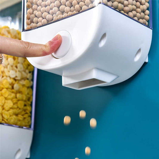 Food Cereal Dispenser – Premium Wall-Mounted Dry Food & Grain Organizer