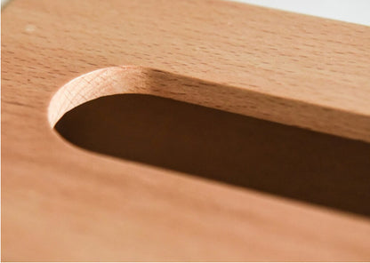 Tissue Box Wood Normal – Elegant Bamboo Desktop Napkin Holder