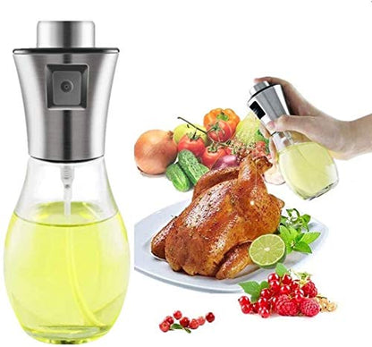 Oil Bottle 200 ML Golden – Premium Precision Spray Mist Dispenser