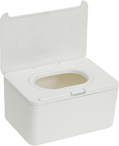 Black/White Tissue Box Soft Open Function