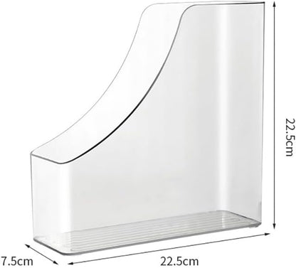 Transparent Study Desk Organizer for Stationery & Books