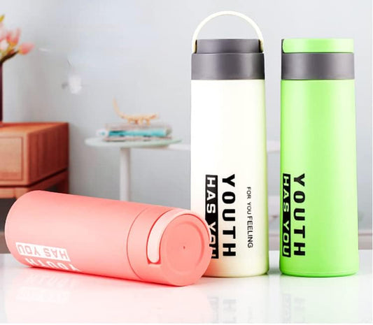 Glass Bottle (Young Youth) – Double-Layer Protective Water Bottle