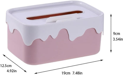 Ice Cream Melt Tissue Box Holder