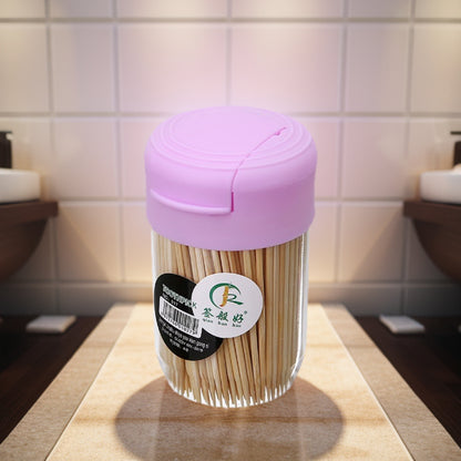 Toothpick Dispenser Box with Flip Lid – Hygienic Storage Container