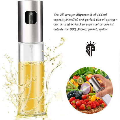 Spray Oil Bottle – Premium High-Precision Glass Misting Dispenser