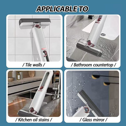 Portable Mini Mop with Squeeze Handle