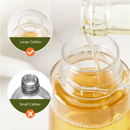 Glass Oil Sprayer 200 ML - Black, White