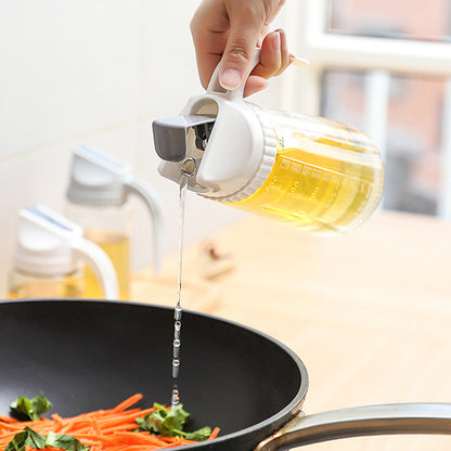 2 in 1 Glass Oil Spray and Dispenser - 600 ML