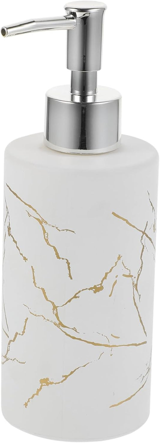 Soap Dispenser White Marble Design