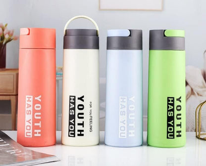 Glass Bottle (Young Youth) – Double-Layer Protective Water Bottle