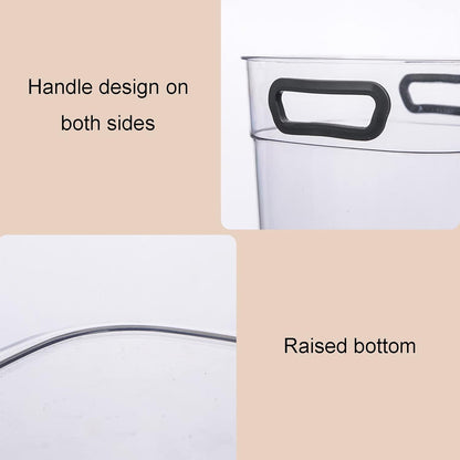 Acrylic Waste Paper Basket – Elegant Square Trash Can