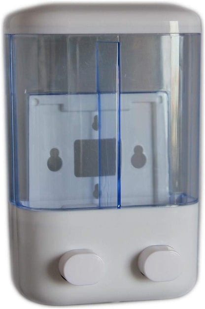 Liquid Soap Bottle Double – Premium Dual-Chamber Wall-Mounted Dispenser
