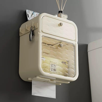 Toilet Cabinet With Drawer – Luxury Wall-Mounted Bathroom & Cosmetic Organizer