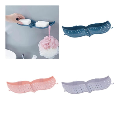 Soap Dish – Premium Wall-Mounted Dual-Bar Wings Design