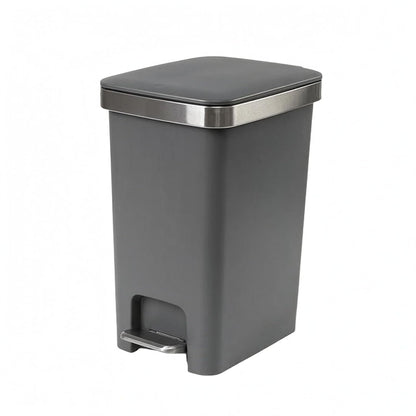 10 Liter Hydraulic Pedal Bin – Steel Border