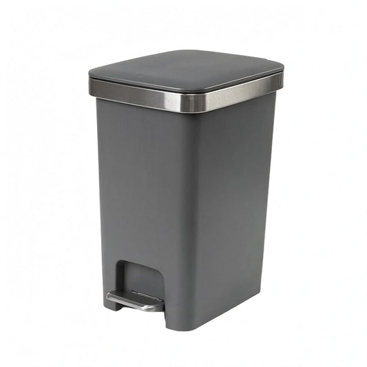 10 Liter Hydraulic Pedal Bin – Steel Border