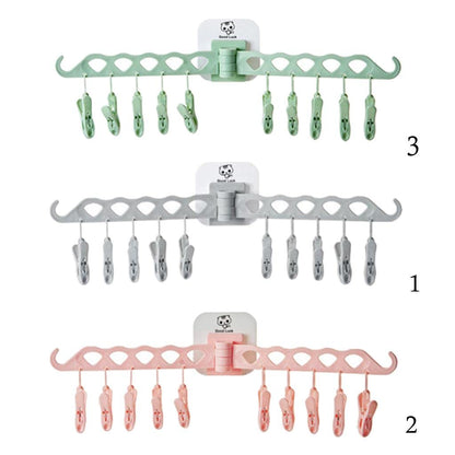Baby Hanger Small - CL312 – Premium Multi-Clip Wall-Mounted Drying Organizer
