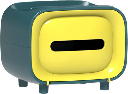 Tissue Box Radio – Creative Retro-Style Desktop Organizer & Phone Stand