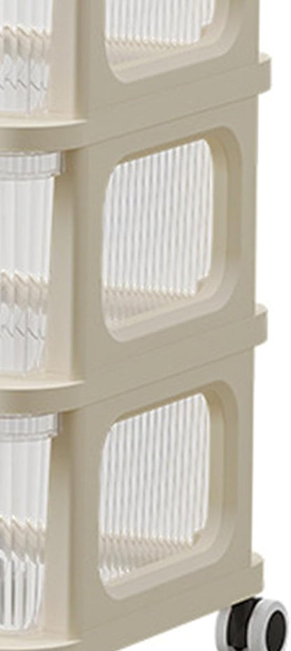 Elite 5-Tier Frosted Storage Tower