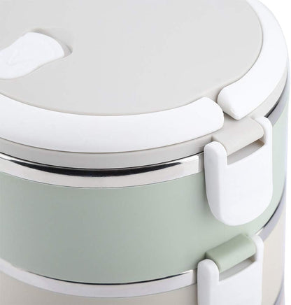 Spectrum Series Insulated Stainless Steel Bento Lunch Box 3 Layer, 2 Layer