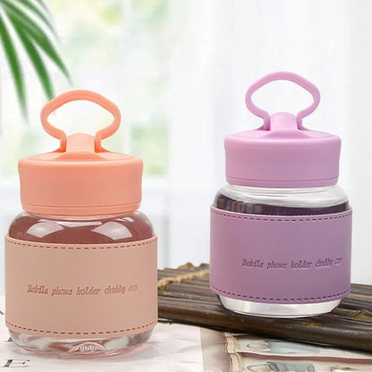 Eco-Elite Glass Tumbler with Phone Stand