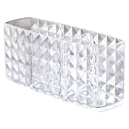 Cosmetic Organizer Crystal Clear – Premium Multi-Compartment Vanity Display