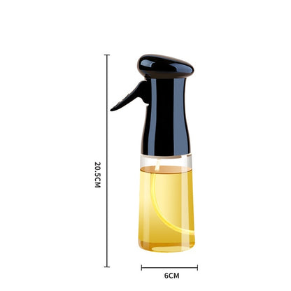 Glass Oil Sprayer 200 ML - Black, White