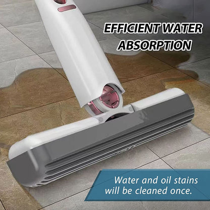 Portable Mini Mop with Squeeze Handle