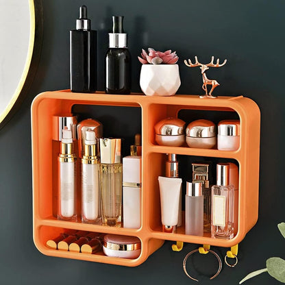 Bathroom Cabinet Rack – Premium Multi-Compartment Wall-Mounted Organizer