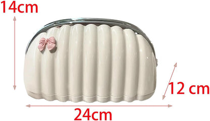 Tissue Box Fancy Bread Purse – Luxury Shell Spring-Loaded Dispenser