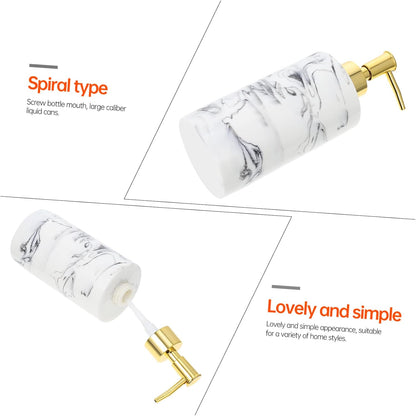 Soap Dispenser White Marble Design