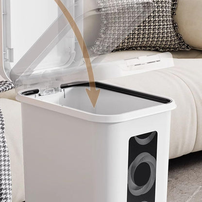 Square Trash Box, Pedal Type Dustbin 8L, 10L, 15L
