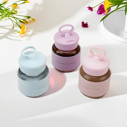 Eco-Elite Glass Tumbler with Phone Stand