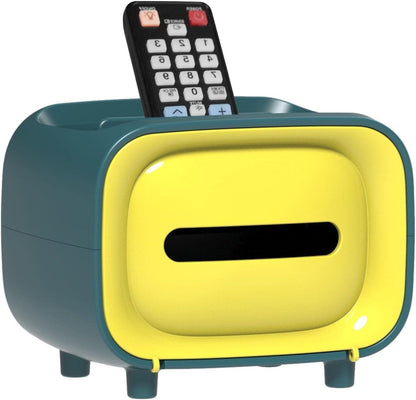 Tissue Box Radio – Creative Retro-Style Desktop Organizer & Phone Stand