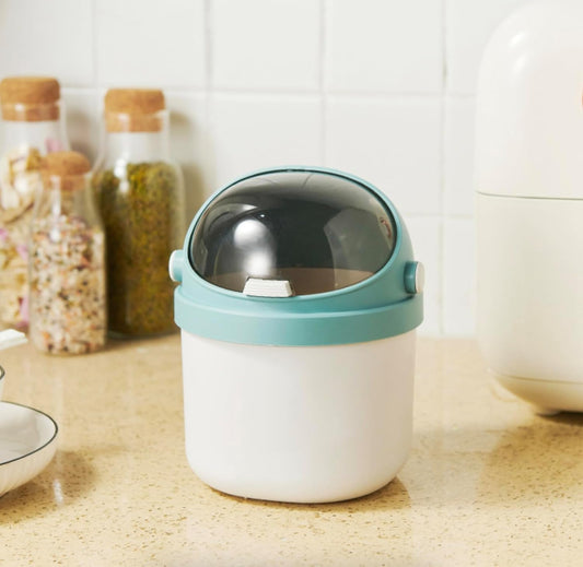 Desktop Dustbin Dome – Stylish Mini Waste Bin