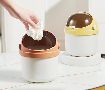 Desktop Dustbin Dome – Stylish Mini Waste Bin