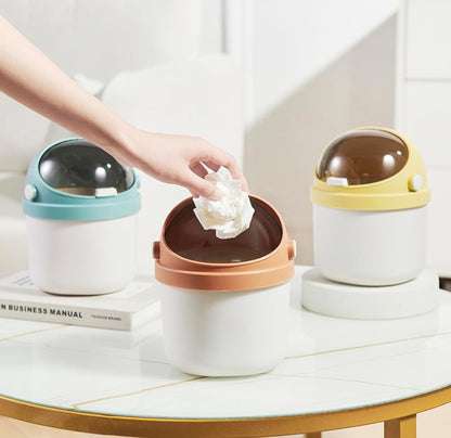 Desktop Dustbin Dome – Stylish Mini Waste Bin