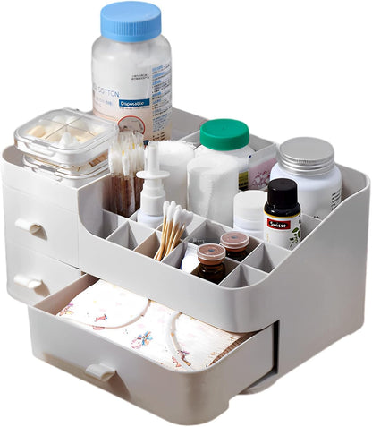 Stackable Cosmetic Organizer Shelf Drawer