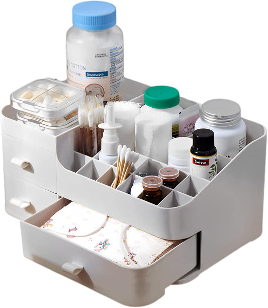 Stackable Cosmetic Organizer Shelf Drawer