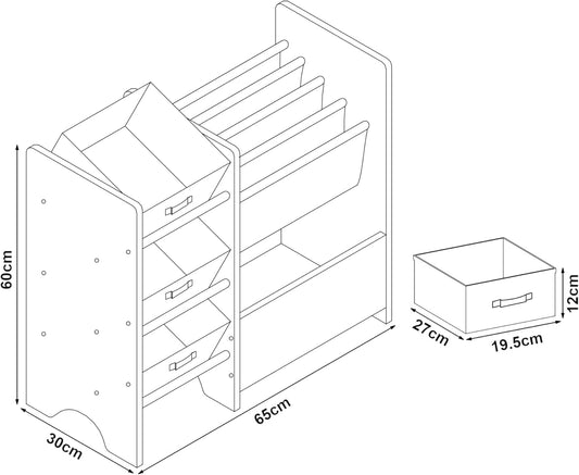 Children's Rack Vimianzo Bookcase