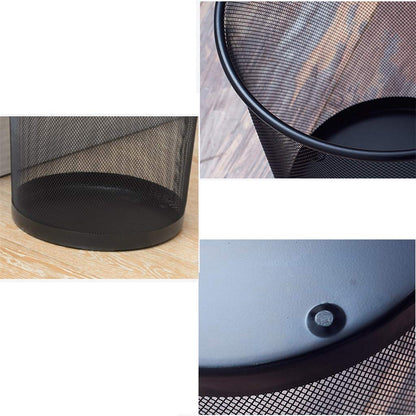 Circular Mesh Waste Paper Basket – Sturdy & Lightweight Metal Bin