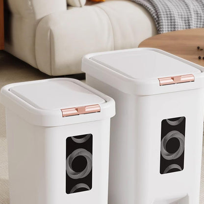 Square Trash Box, Pedal Type Dustbin 8L, 10L, 15L