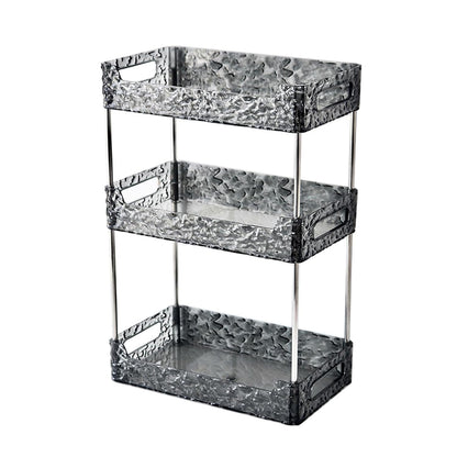 Luxury Bathroom Storage Rack Dresser Tray Jewelry Tray 2 Layer